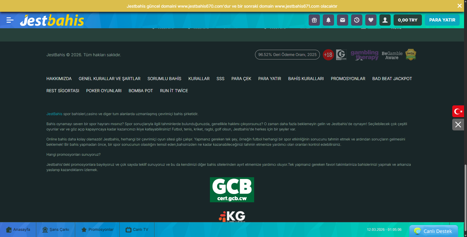 Jestbahis Ödeme Yapıyor Mu?