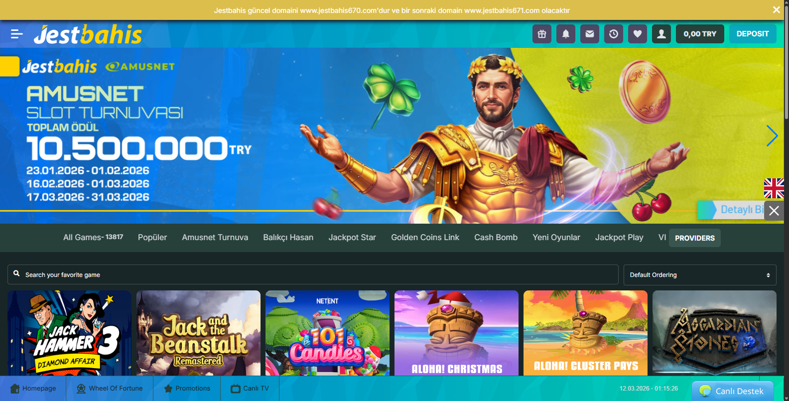 Jestbahis Canlı Bahis