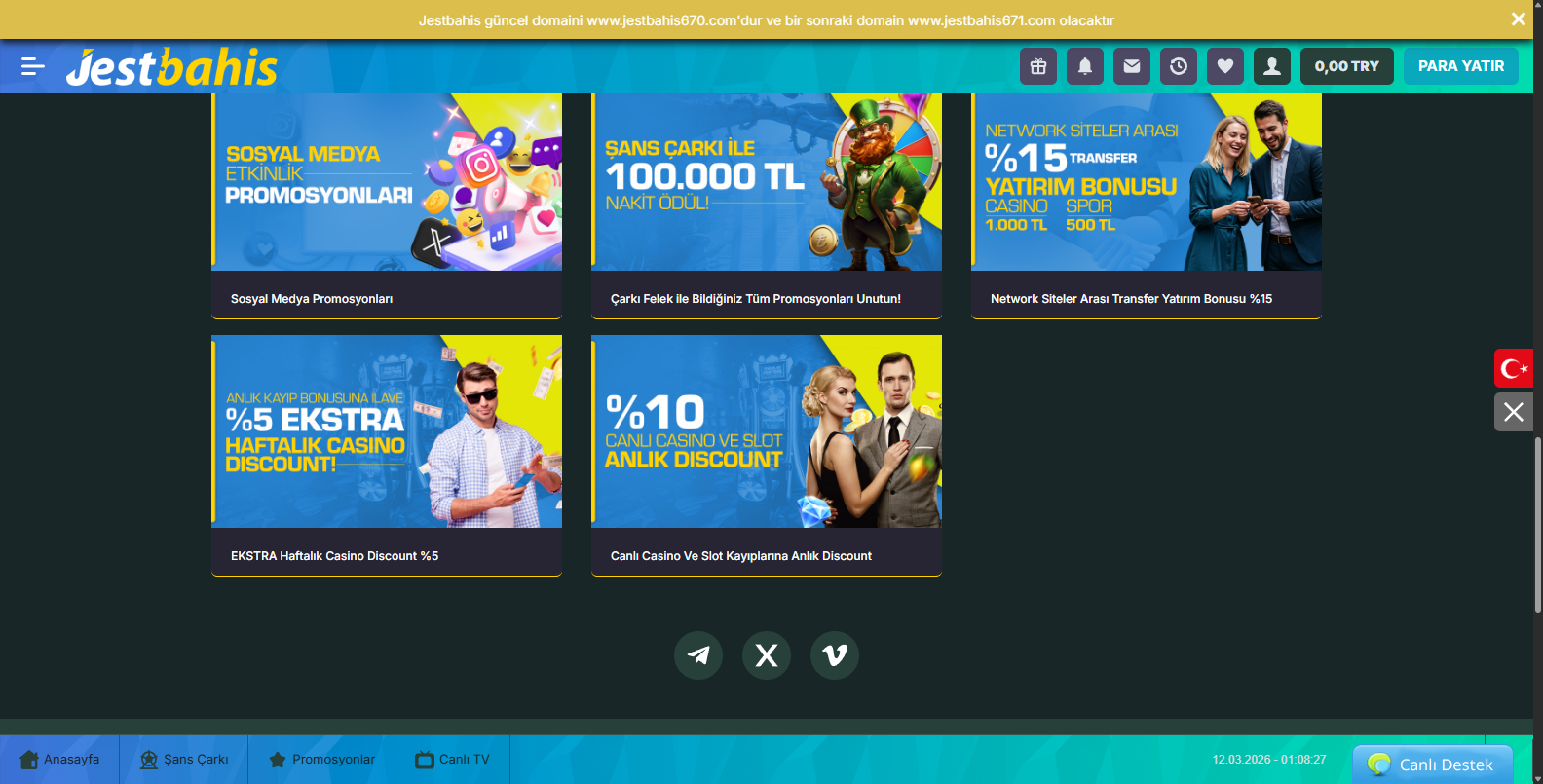 Jestbahis Hoş Geldin Bonusu